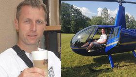 Zdeněk Mikula dostal od bývalých kolegů krásný dárek, vyvezli ho záchranářským vrtulníkem.