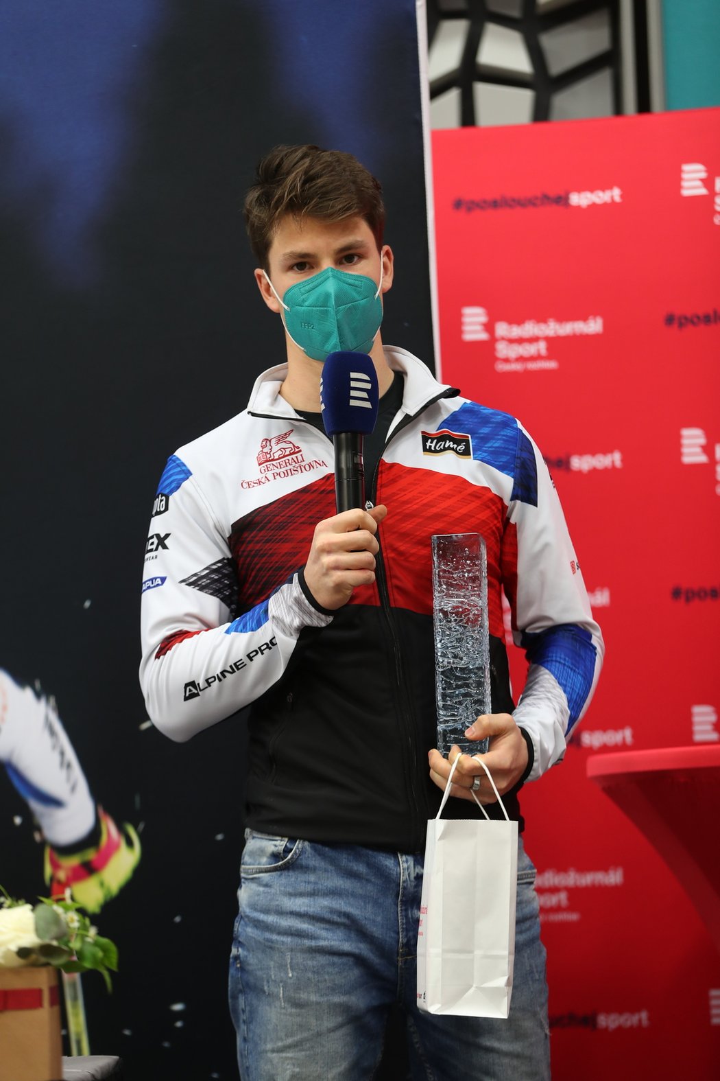 Český biatlonista Mikuláš Karlík