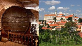 Největší sud na víno v ČR naleznete v Mikulově.