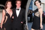 Liz Hurley udělala se svými šaty díru do světa, Mila Jovovich zřejmě čekala podobný účínek