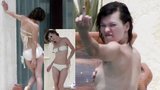 Milla Jovovich: Po sexu ve vířívce ukazovala prstem