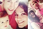 Herec Ashton Kutcher jako prase: Do světa unikly snímky šťastné rodinky!