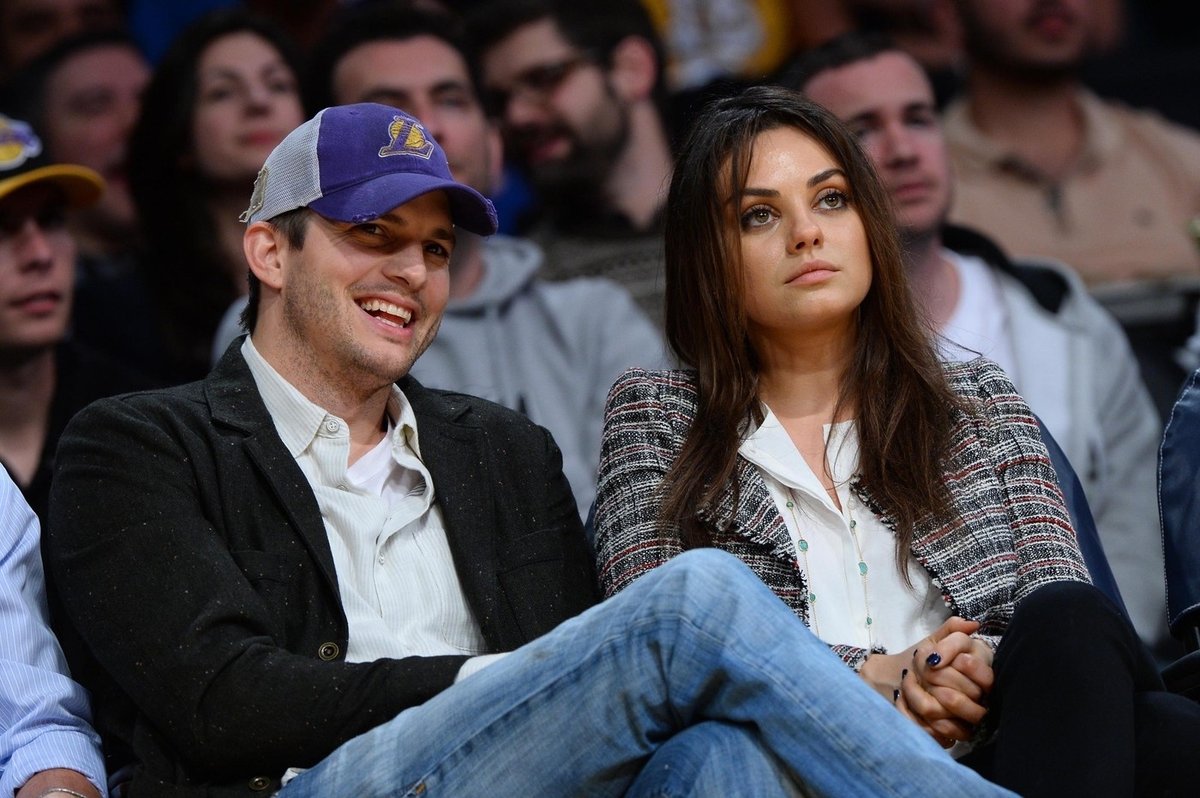 Ashton Kutcher (41) & Mila Kunisová (36)