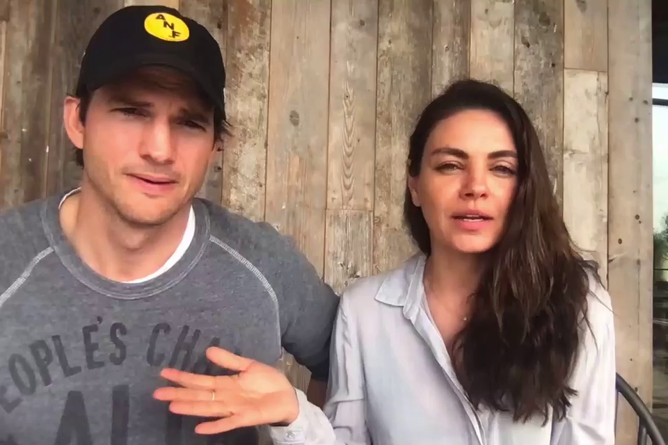 Mila Kunis a Ashton Kutcher pořádají sbírku pro Ukrajinu.