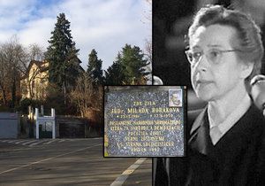 Vila, ve které žila Milada Horáková před zatčením a popravou.