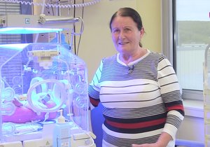 Lékařka Milada Muchová z Brna získala za pomoc předčasně narozeným dětem Purpurové srdce.