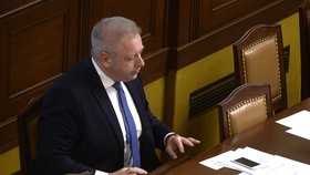 Ministr vnitra Milan Chovanec ve sněmovně (13. 4. 2016)
