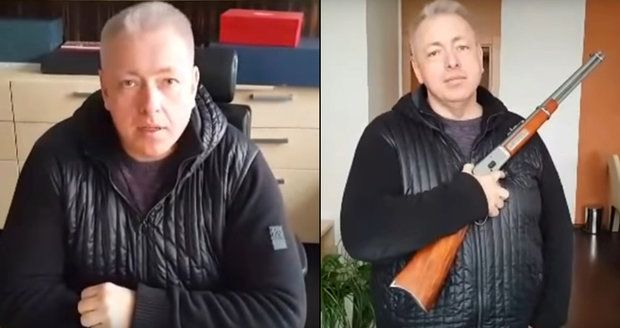 Chovanec na videu pózoval s kulovnicí. Zákon o zbraních podá jako poslanec