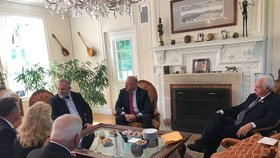 Ministr vnitra Milan Chovanec (ČSSD) na návštěvě USA