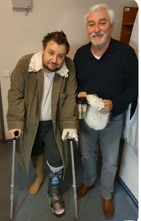 Milan Enčev a Jan Rosák  v Lakomci v Divadle Radka Brzobohatého