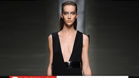 Milánský Fashion Week vyděsila tato anorektická modelka a na přehlídce Gianfranca Ferrého nebyla jedinou