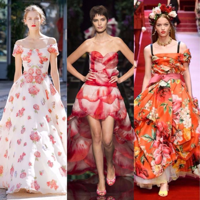Zleva: Luisa Beccaria, Moschino, Dolce&Gabbana