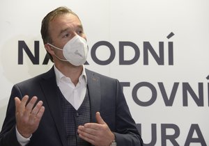 Předseda Národní sportovní agentury (NSA) Milan Hnilička promluvil na tiskové konferenci o své rezignaci (17.5.2021)