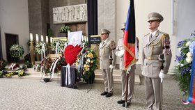 Pohřeb Milana Knížáka.