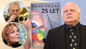 Profesor Milan Knížák ve své nové knize bez obalu tvrdí, že D. Havlová  je zlatokopka a prezident M. Zeman plebejec!