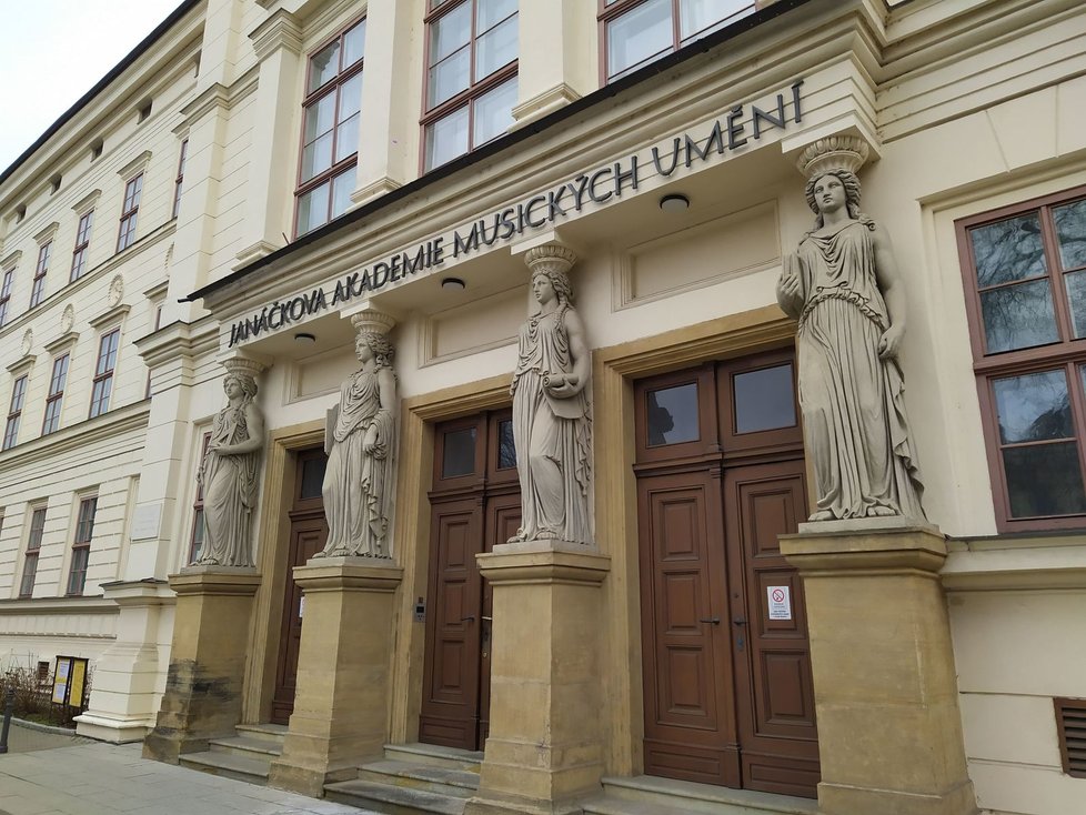 Janáčkova akademie múzických umění, kde působil ve funkci rektora Ludvík Kundera 13 let.