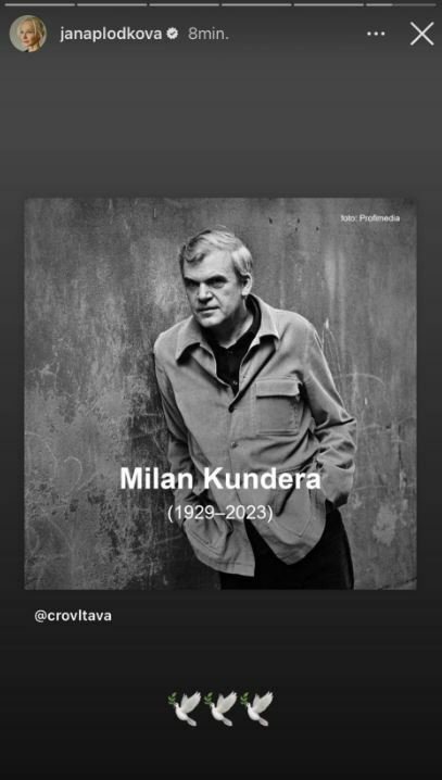 Slavní vzpomínají na Milana Kunderu (†94).