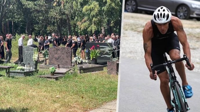 Na hřbitově v bratislavské části Vrakuňa se konalo poslední rozloučení s triatlonistou, moderátorem a DJ Milanem Leskovským.