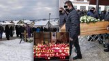 Pohřeb policejního exprezidenta Lučanského (†51): Obřad z reproduktoru i drsná slova