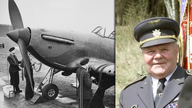 Zemřel bývalý válečný letec Milan Malý, který ve 2. světové sloužil u RAF