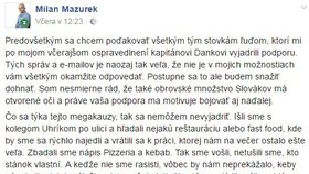 Poslanec Mazurek se kritice bránil a poslanci Mároszovi se vysmál.