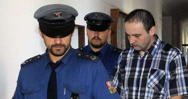 Milan Pazderník (32) u soudu