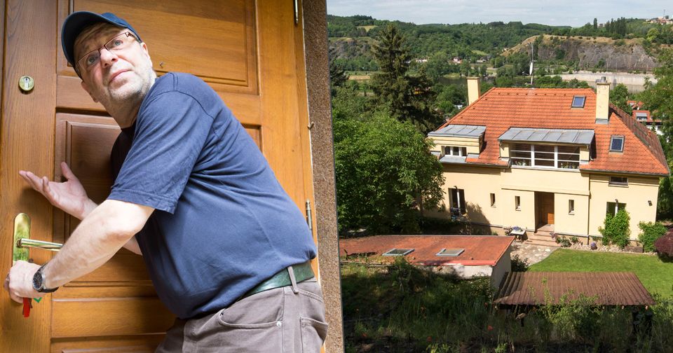 Milan Šteindler chtěl jít do domu exmanželky, s níž nemá vyřízené majetkové vyrovnání. Zamezila mu ale přístup.