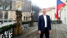 Vedoucí Kanceláře prezidenta republiky Milan Vašina při rozhovoru pro Blesk (2025)