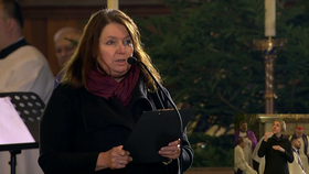 Rektorka UK Milena Králíčková promluvila na bohoslužbě za oběti teroru (23.12.2023)