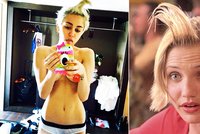 Něco na té Miley Cyrus je: Zahrála si na Cameron Diaz, ale nahoře bez!