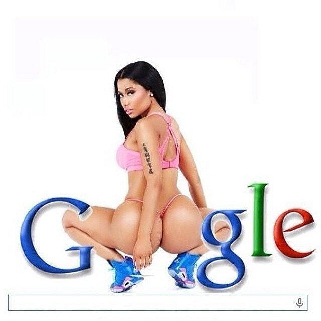 Obří půlky Nicki by mohl využít i Google…