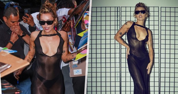 Dračice Miley Cyrusová: Nádherně průhledně!