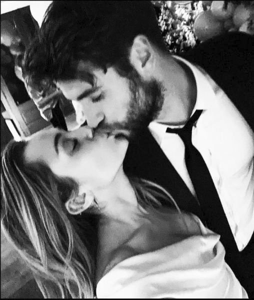 Miley a její princ krasoň Liam Hemsworth.