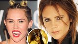 Co mají společného Victoria Beckham a Miley Cyrus? Zlatého kolouška!