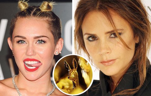 Co mají společného Victoria Beckham a Miley Cyrus? Zlatého kolouška!