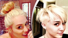 Herečka Miley Cyrus zásadně změnila image a nechala si své krásně dlouhé vlasy ostříhat na krátko