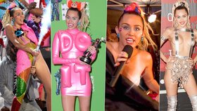 Miss skandál Miley Cyrus na MTV Awards: 8 kostýmů, které vám nedají spát!