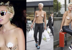 Britská modelka vyrazila do ulic v kostýmu Miley Cyrus