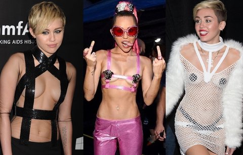 8 nejhorších outfitů Miley Cyrus: Základem jsou prsa ven!