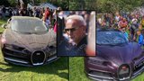 Naštvaný miliardář Chlad na srazu luxusních vozů v Blatné: Nejdražší auto počmárali