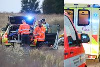 Vážná nehoda na Benešovsku: Po střetu motorky a čtyřkolky tři zranění! Mezi nimi i dvě děti