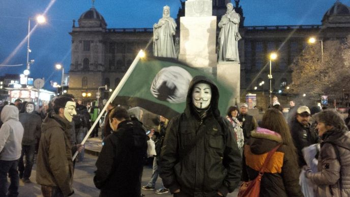 Milion Mask March, Praha, 5. listopadu 2013