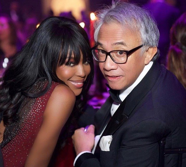 Milionář David Tang a Naomi Campbell