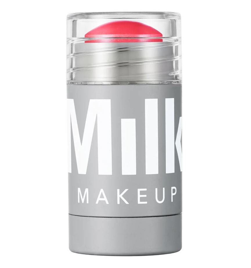 Milk Makeup Lip Et Cheek mini hydratující tyčinka na rty a tváře odstín Flip-Red, sephora.cz, 370,-