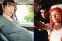 Těhotná Milla Jovovichová (43) přibrala 23 kilo: Konečně mám prsa!