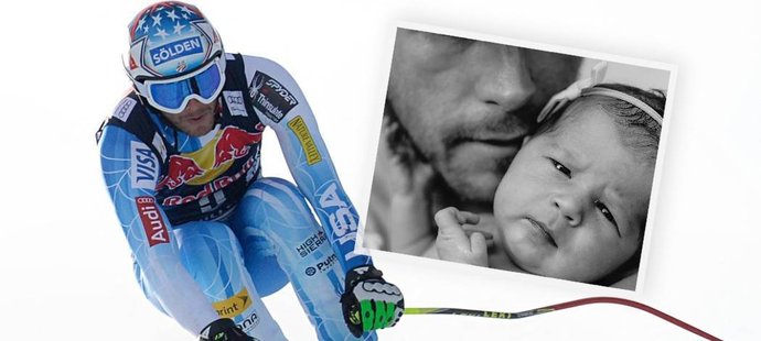 Bode Miller se dočkal osmého potomka. Manželka Morgan mu doma v Kalifornii porodila dcerku.