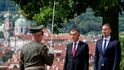 Setkání premiéra Andreje Babiše (vlevo) s černohorským premiérem Milojko Spajičem (24. 7. 2026) Setkání premiéra Andreje Babiše (vlevo) s černohorským premiérem Milojko Spajičem (24. 7. 2026)