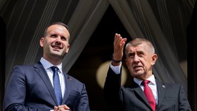 Setkání premiéra Andreje Babiše (vlevo) s černohorským premiérem Milojkem Spajićem (24. 7. 2026).