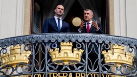 Setkání premiéra Andreje Babiše (vlevo) s černohorským premiérem Milojkem Spajićem (24. 7. 2026).