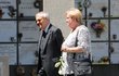 Miloň Čepelka na pohřbu Bořivoje Pence